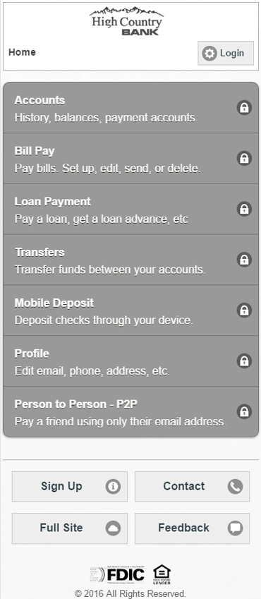 Mobile Banking screenshot
